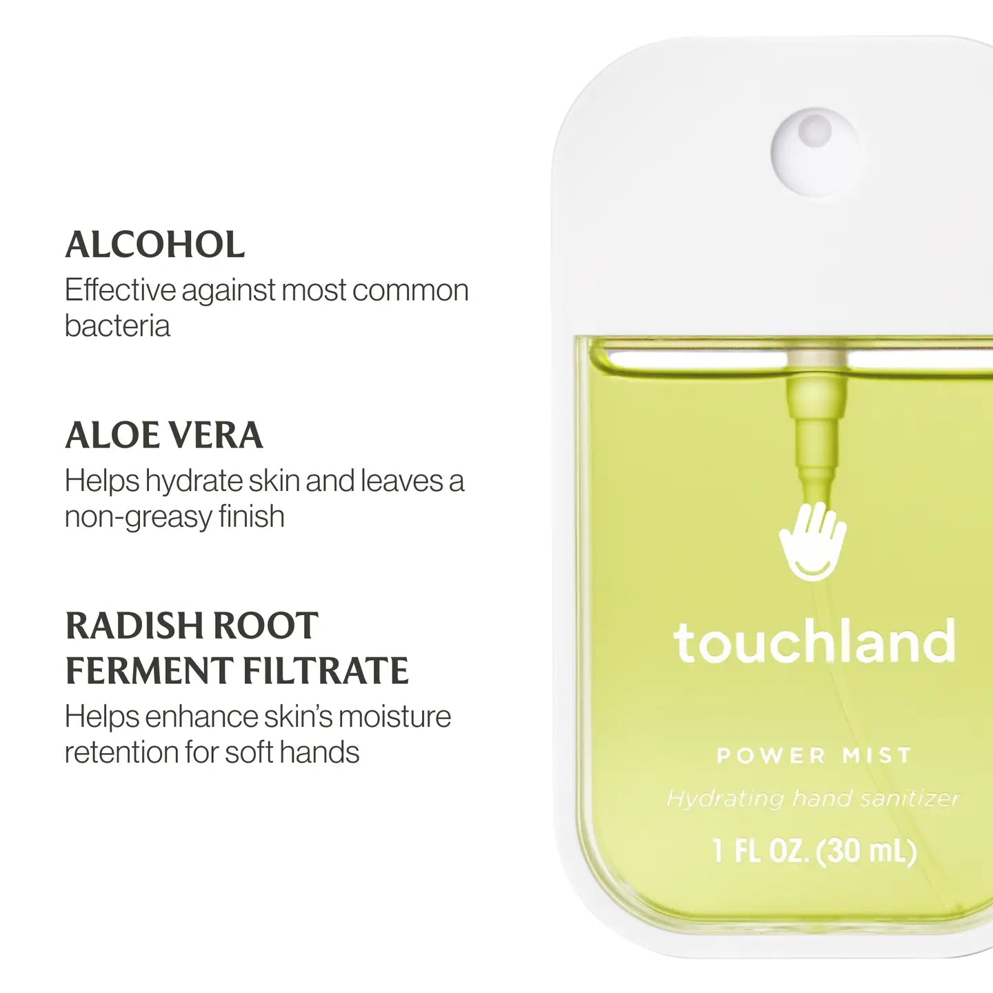 Touchland Hydrating Hand Sanitizer Power Mist / Lemon Lime Spritz