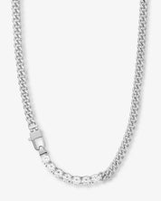 Julian Loves Diamonds Necklace 18" - Silver