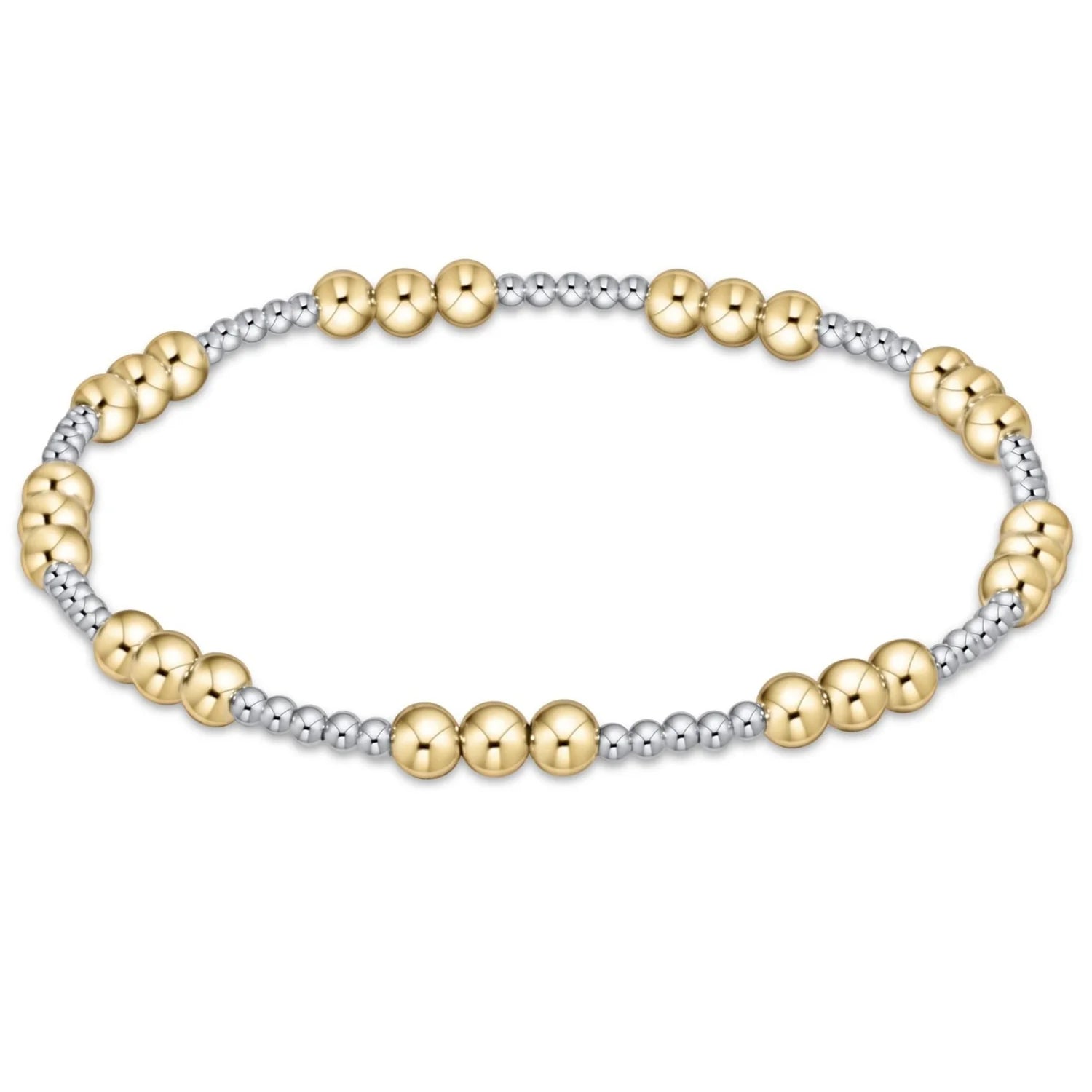 Mixed Metal Classic Joy Bracelet- 4mm