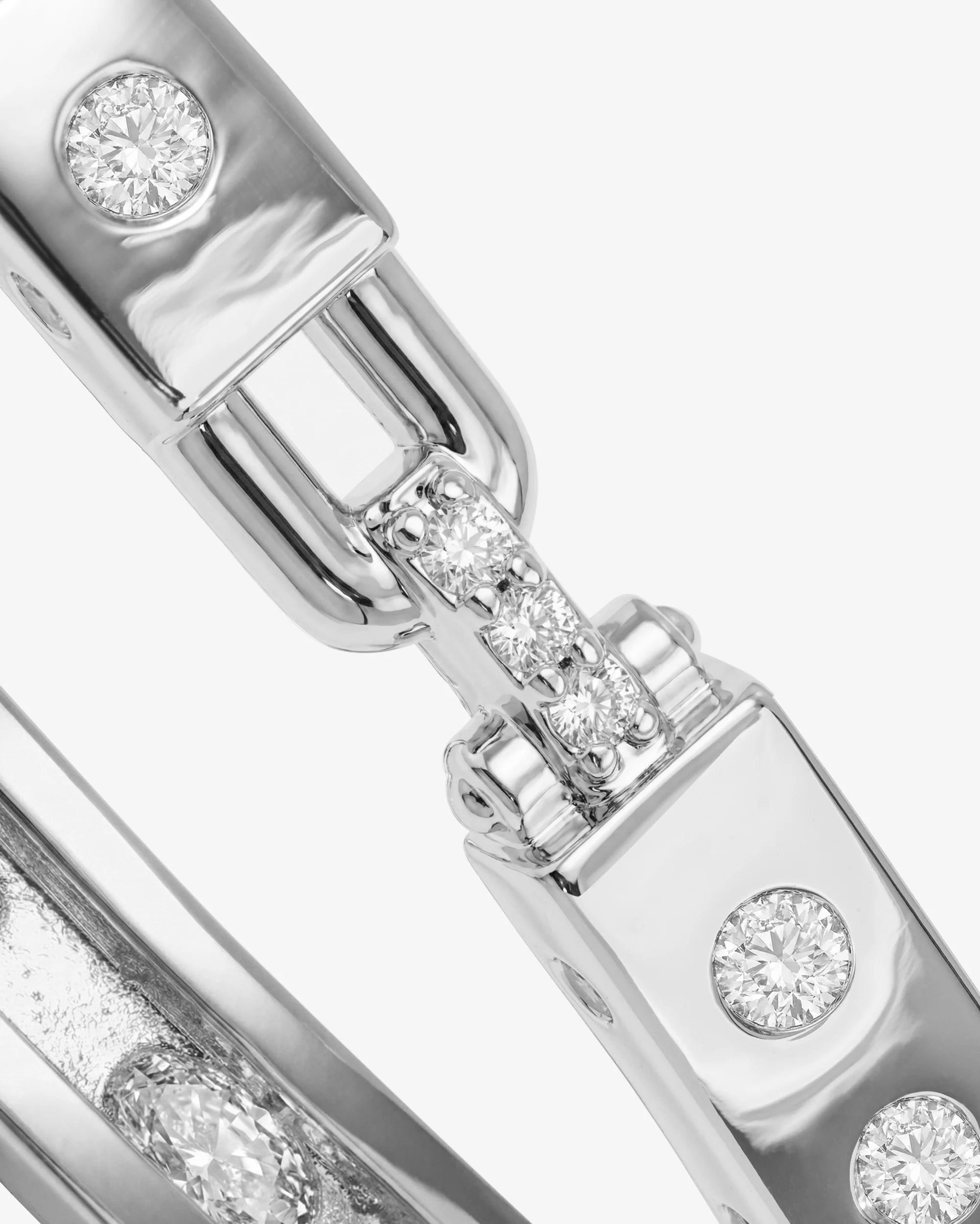 Ashley Sunset Lock Cuff 6mm- Silver