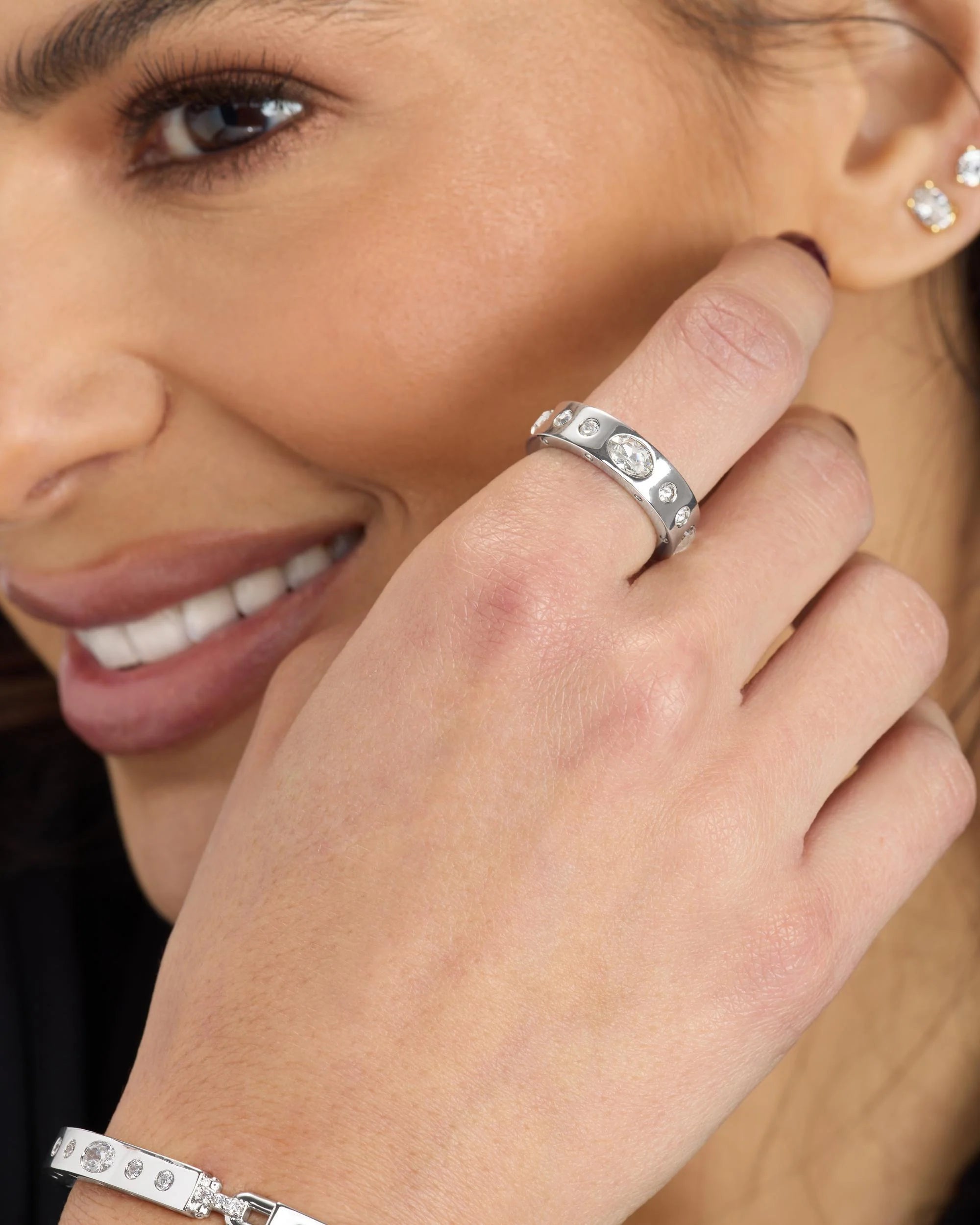 Ashley Sunset Ring - Silver