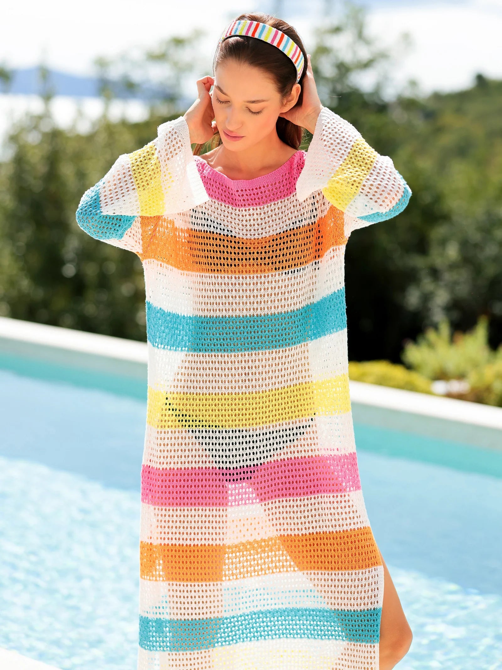 Verena Long Cover-Up Multi - Shiraleah