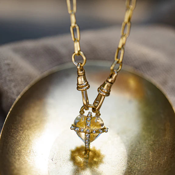 Healing Heartglobe Crystal Quartz Energy Enhancer