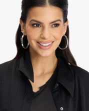 Ashley Rodeo Hoops 2"- Silver