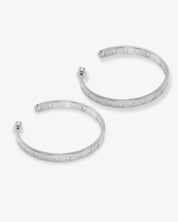 Ashley Rodeo Hoops 2"- Silver