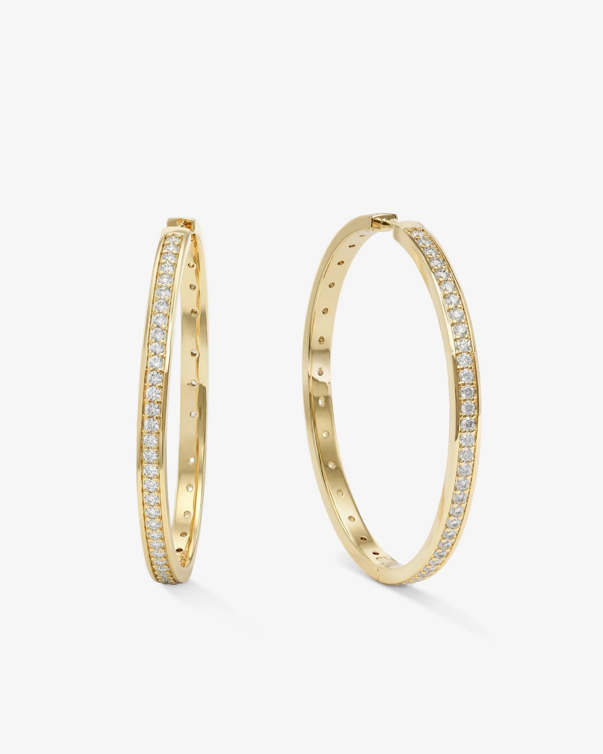 Ashley Infinity Reversible Hoops 2”