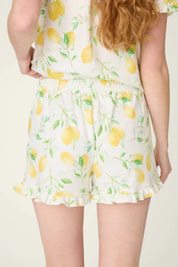 La Dolce Spritz Lemon Zest Sleep Shorts