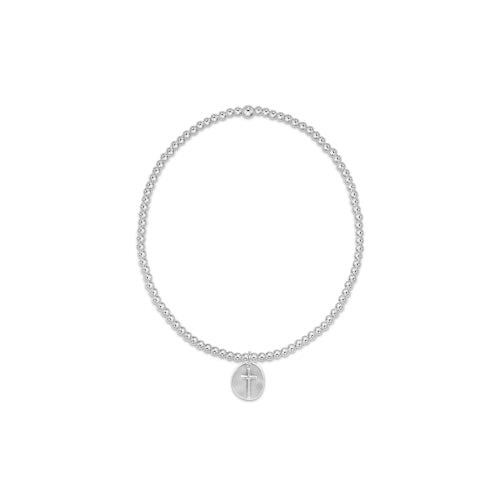 Classic Sterling 2mm Bead Bracelet - Inspire Small Sterling Charm