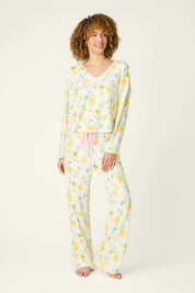 La Dolce Spritz Lemon Zest Pajama Pants