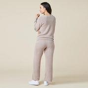 Marshmallow V Neck Lounge Set- Coco