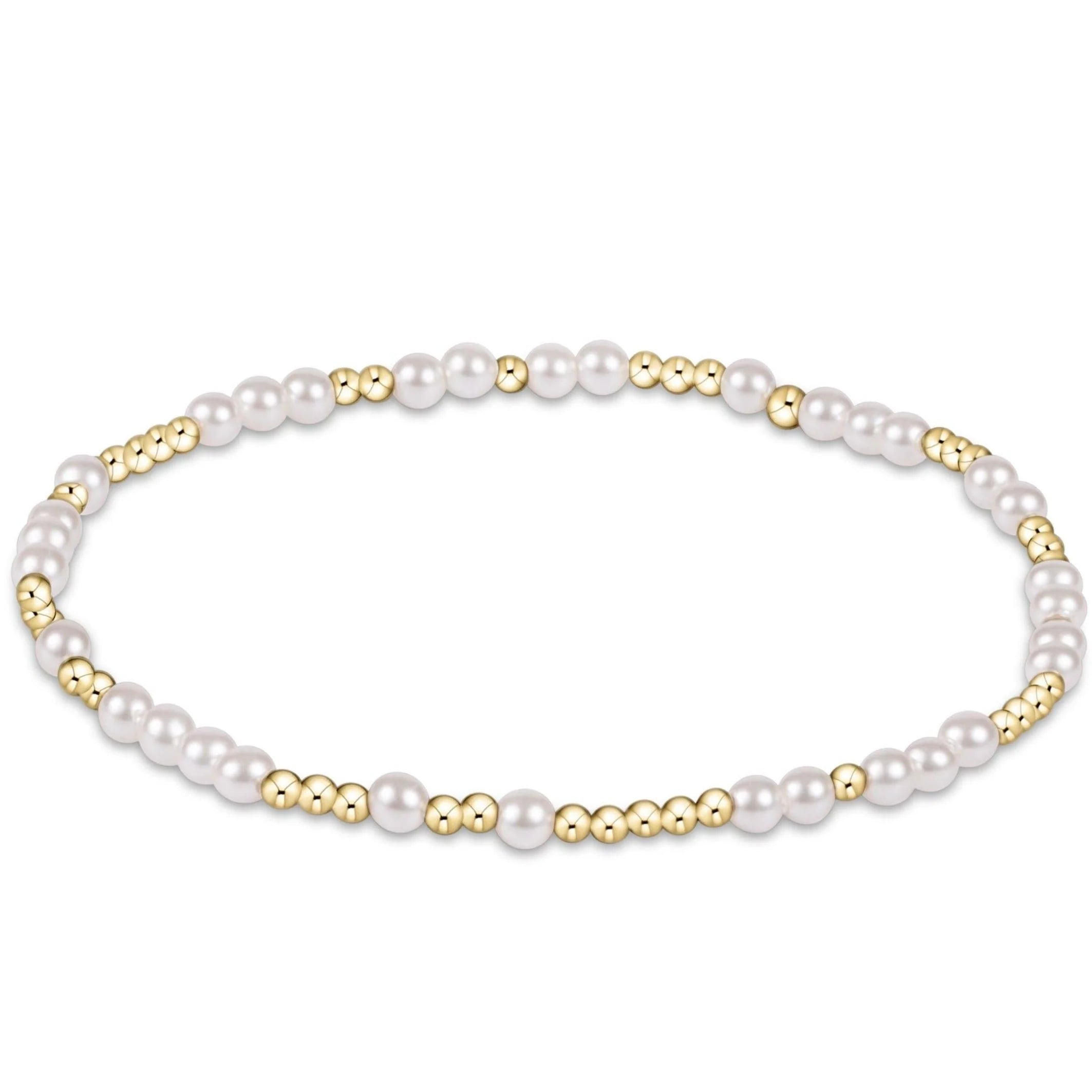 EGIRL Hope Unwritten Pearl 3mm Bracelet