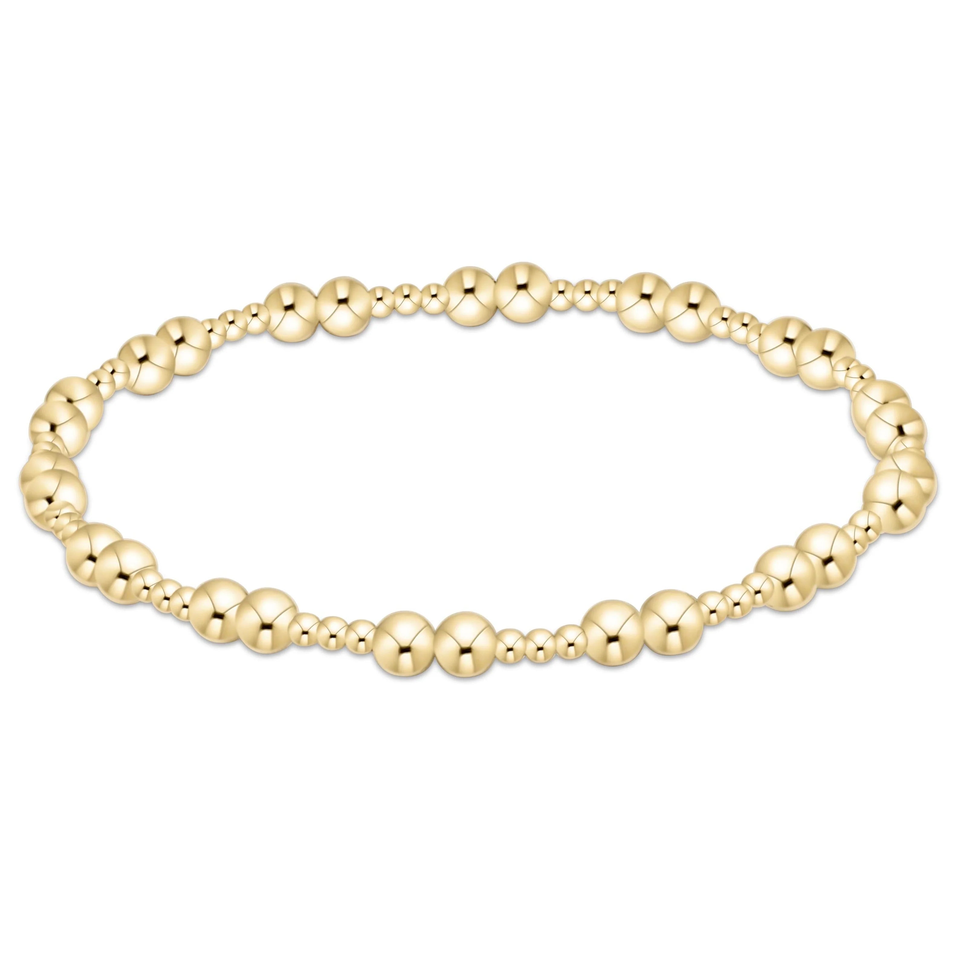 XL ENewton Extends Together Bracelet 4mm- Gold