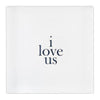 Face to Face Lucite Block -  I Love Us