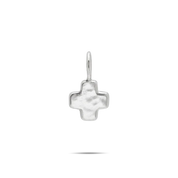 Life in Balance Cross Charm - Small Silver