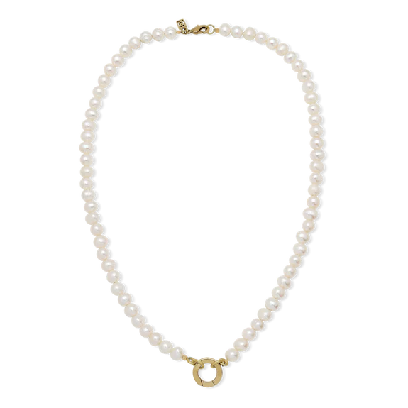Rare Beauty Pearl Clip Necklace