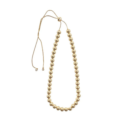 Medium Gold Ball Necklace