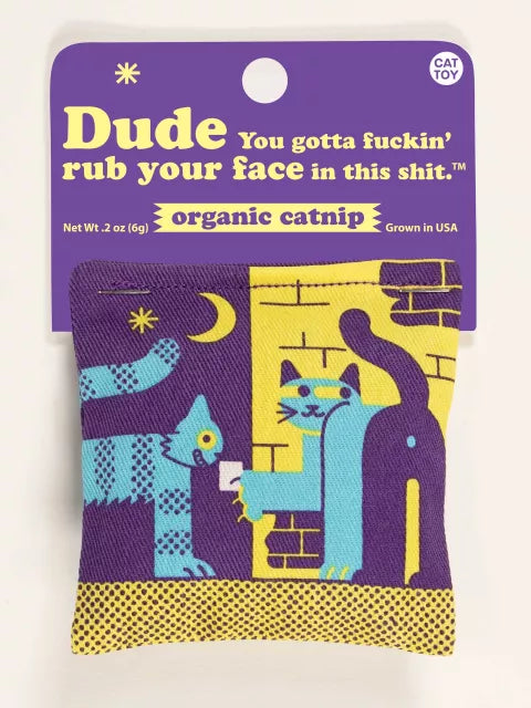 Catnip Toy- Dude Rub Your Face
