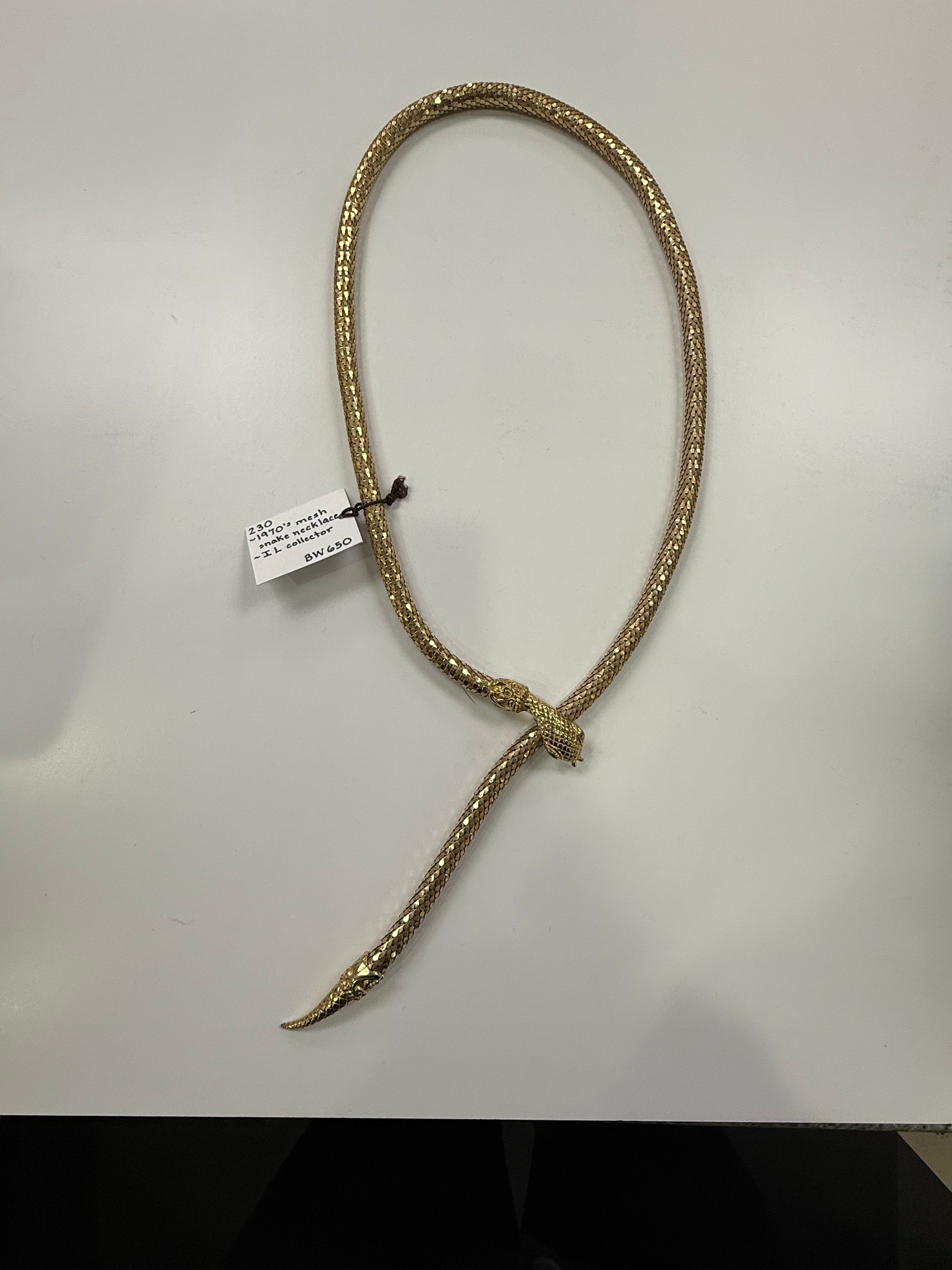 Snake  Mesh Necklace