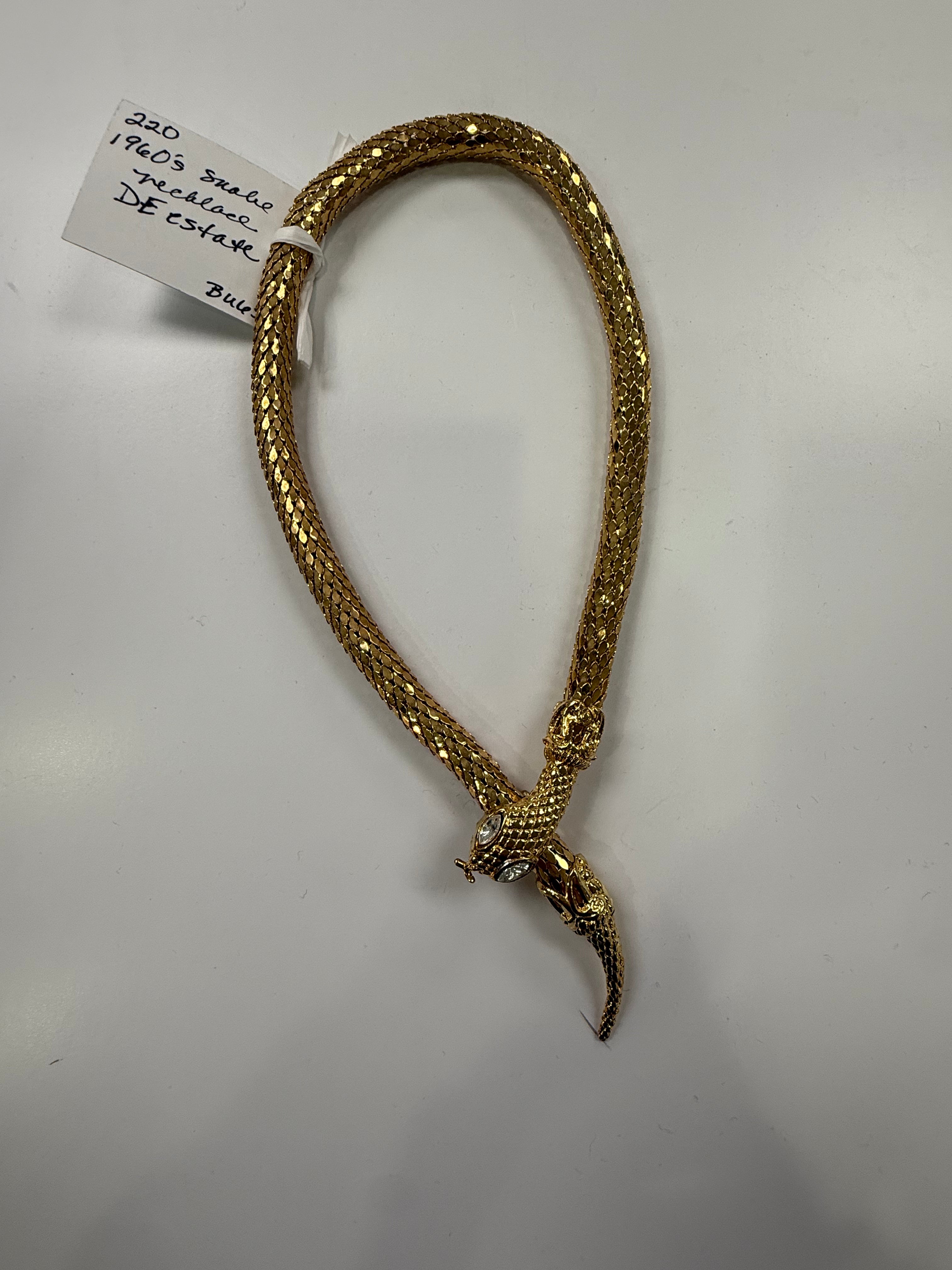 Snake  Mesh Necklace - Short