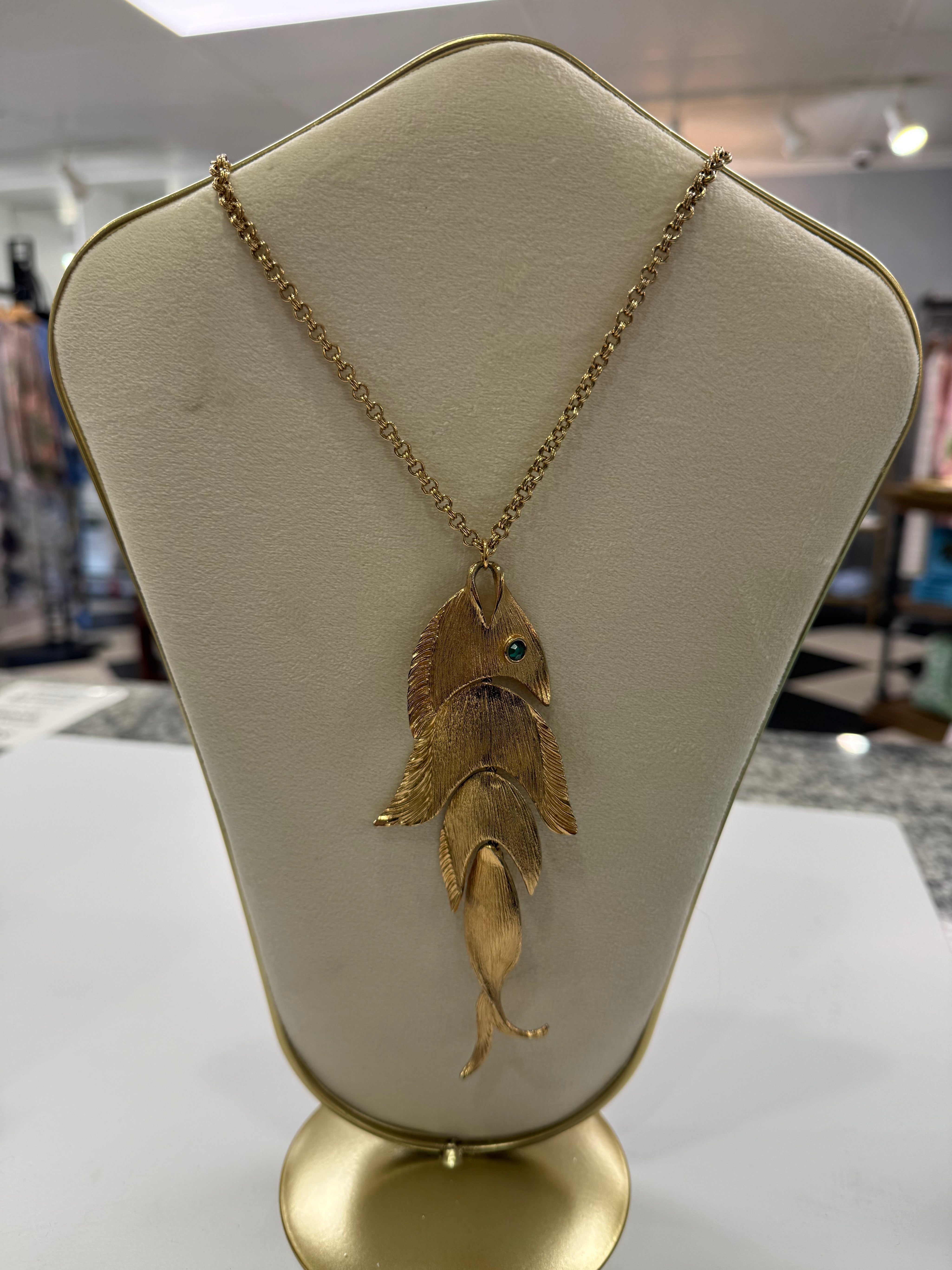 Fish Pendant Necklace