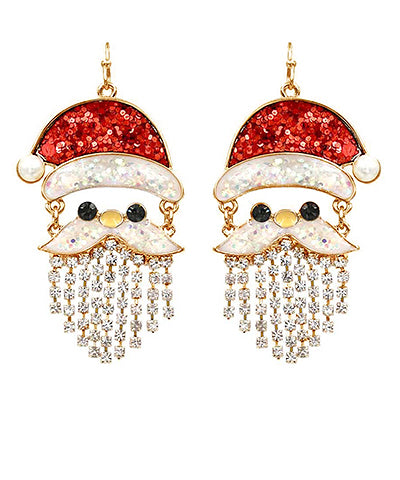 Santa Earrings