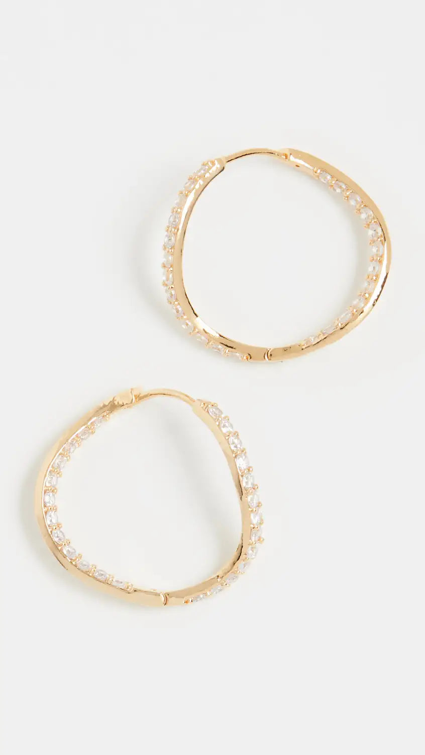 Alia Inside Out Hoop- Gold