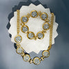 Kristal Multi Dome Cascade Bracelet