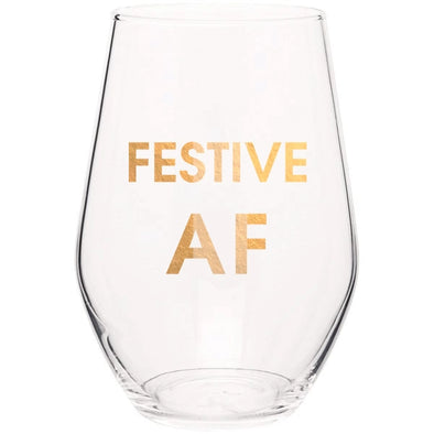 Wine Glass- Festive AF