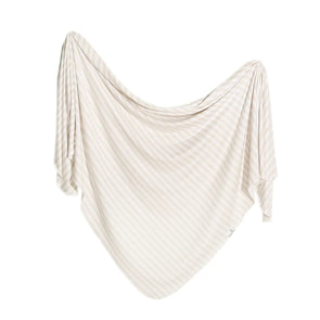 Knit Swaddle Blanket- Coastal