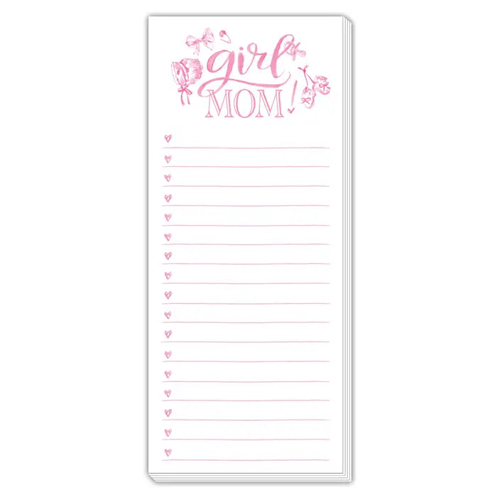 Notepad- Girl Mom List
