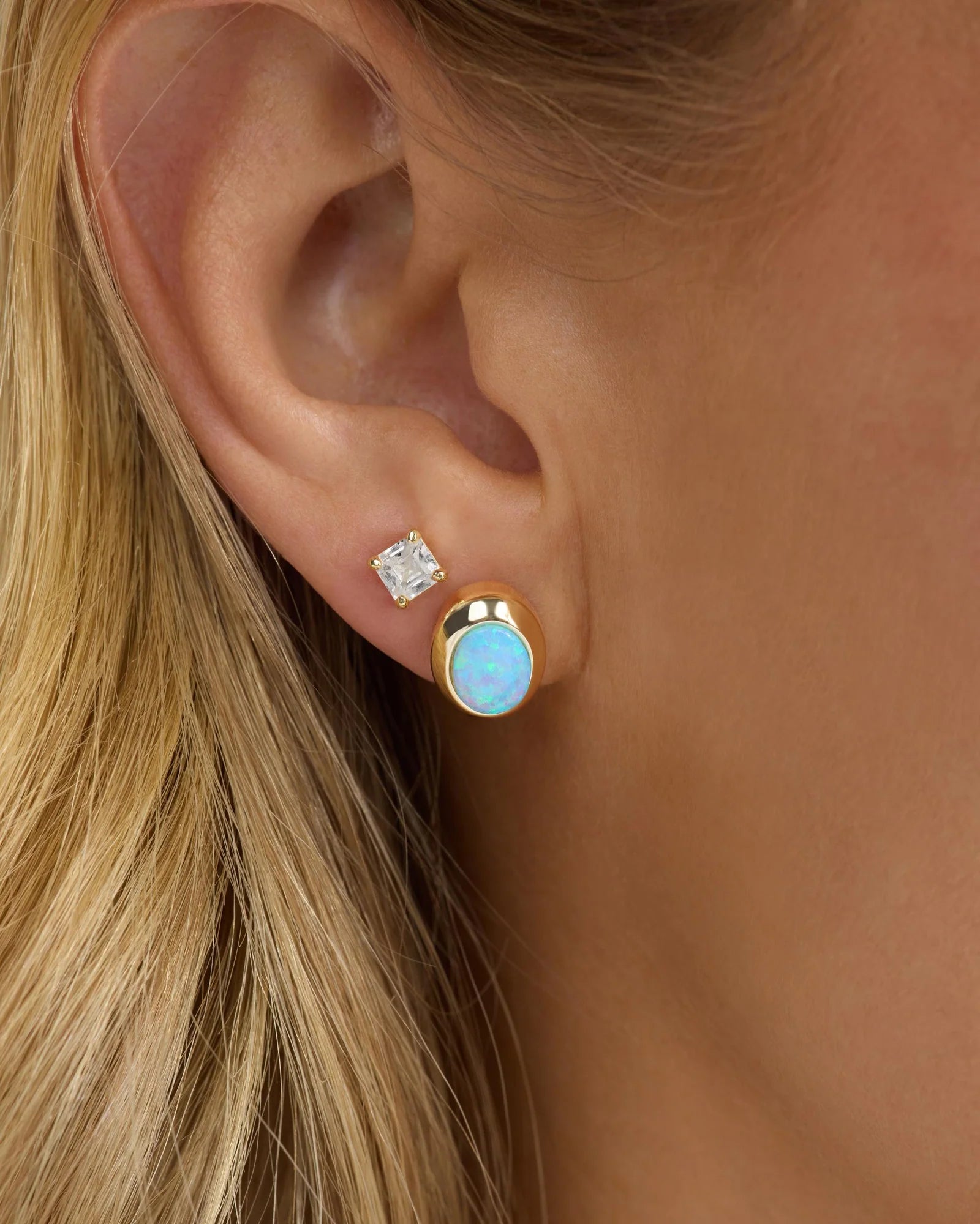 She's a Boss 8mm Stud- Opal