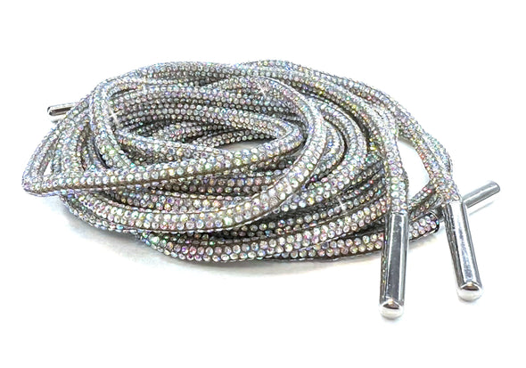 Tie One On Bling String Shoe Laces / AB