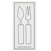 Alabaster Cheese Knife Set