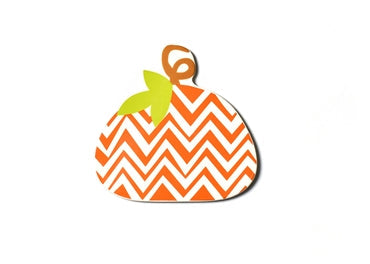 Mini Attachment- Chevron Pumpkin