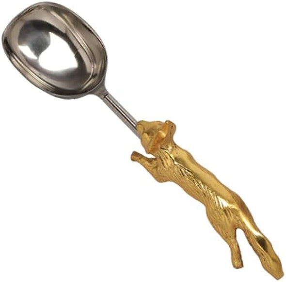 Fox Handle Silver and Gold Ice Scoop