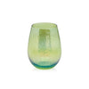 Stemless Wine Glass Set of 2- Luster Green