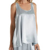 PJ Harlow Laura Satin Racerback Tank- Morning Blue
