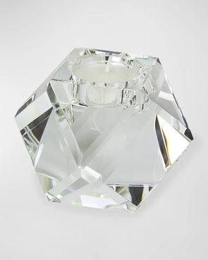 Crystal Diamond Cut Votive Candle Holder / Small