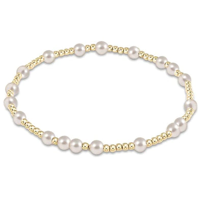 Hope Unwritten Bracelet 4mm - Pearl