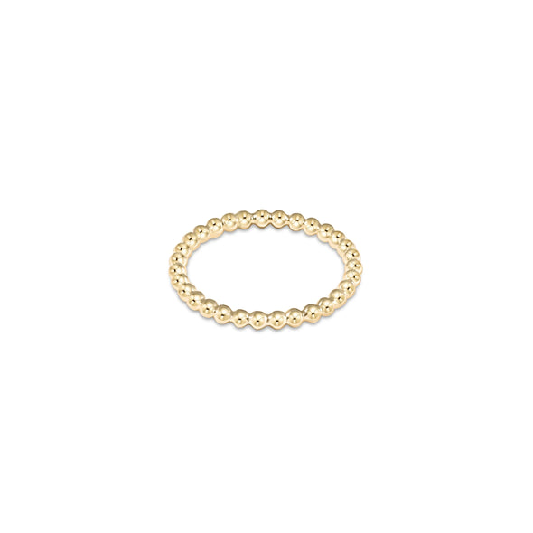 Gold 2MM Bead Ring