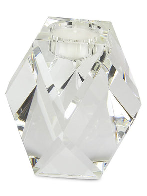 Crystal Diamond Cut Votive Candle Holder / Large