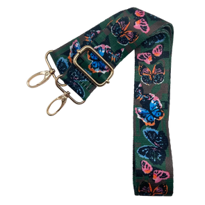 Adjustable Bag Strap- Painted Lady Butterflies