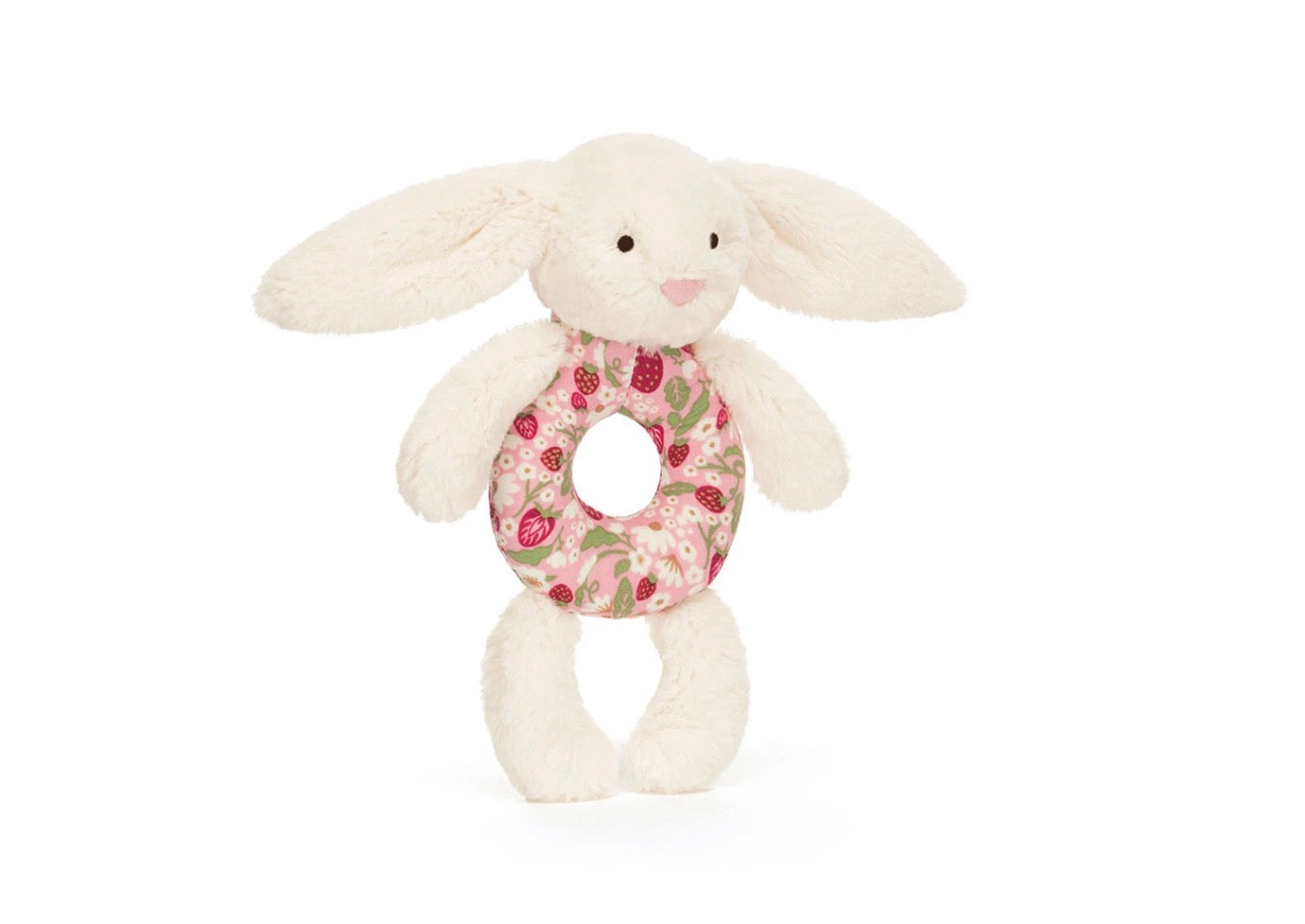 Blossom Cream Bunny Ring Rattle