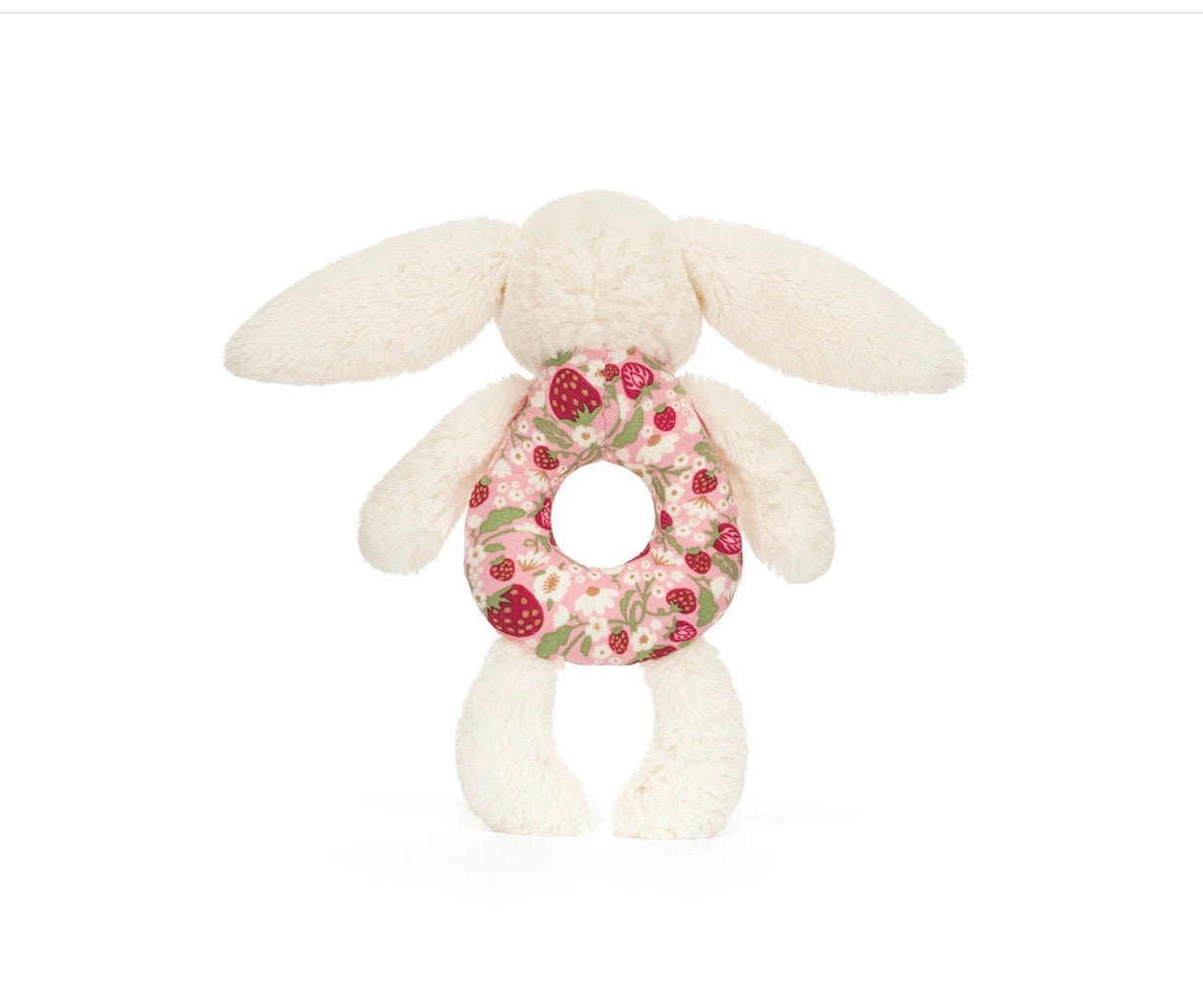 Blossom Cream Bunny Ring Rattle