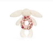 Blossom Cream Bunny Ring Rattle