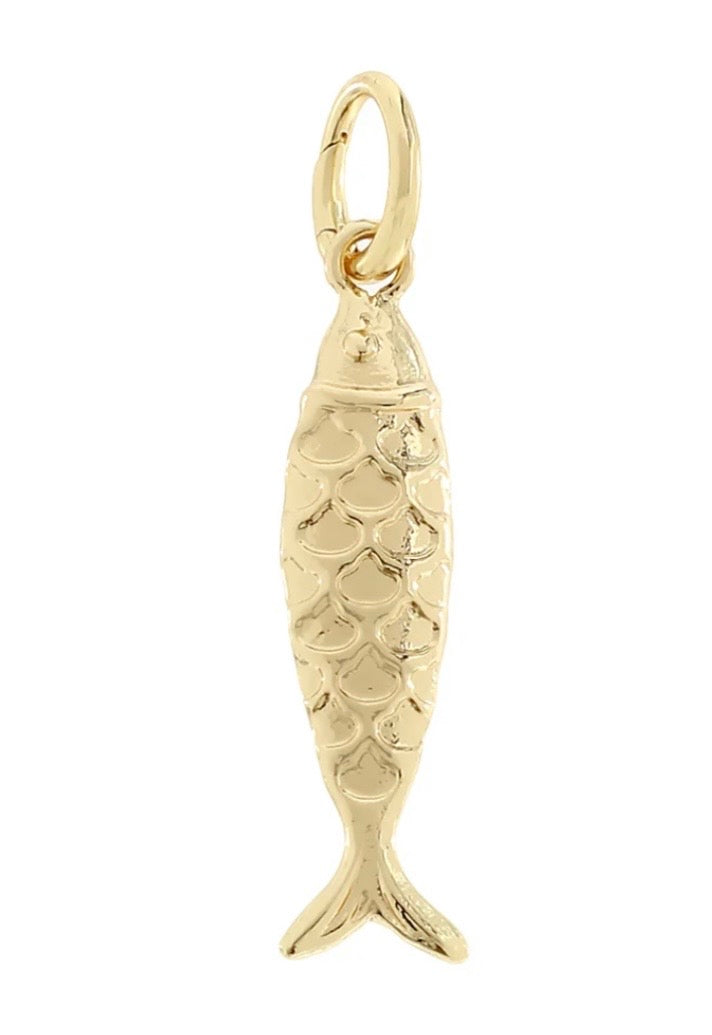 Sardin Metal Charm