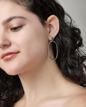 Lina Drop Earring - White Gold