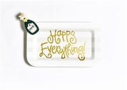 White Stripe Mini Happy Everything Rectangle Platter STORE PICKUP ONLY