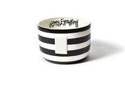 Black Stripe Happy Everything Big Bowl STORE PICK UP ONLY