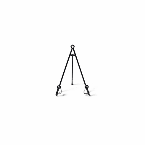 Black Loop Circle Large Plate Stand